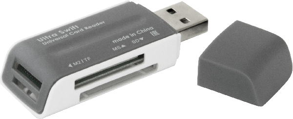 CardReader универсальный Defender #1 Ultra Swift USB 2.0, 4 слота, 83260