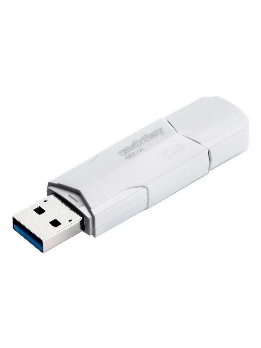 USB Flash 3.1 SmartBuy CLUE 8GB белый, SB8GBCLU-W3