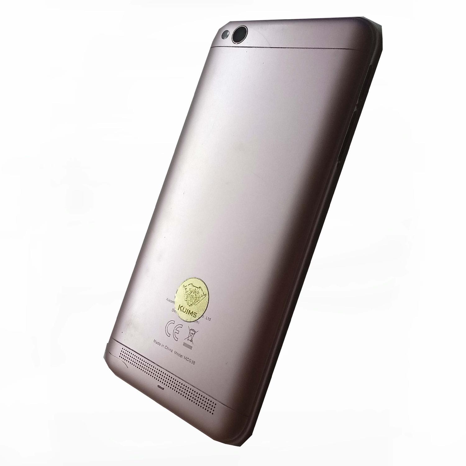 Задняя крышка телефона Xiaomi Redmi 5A оригинал розовая б/у