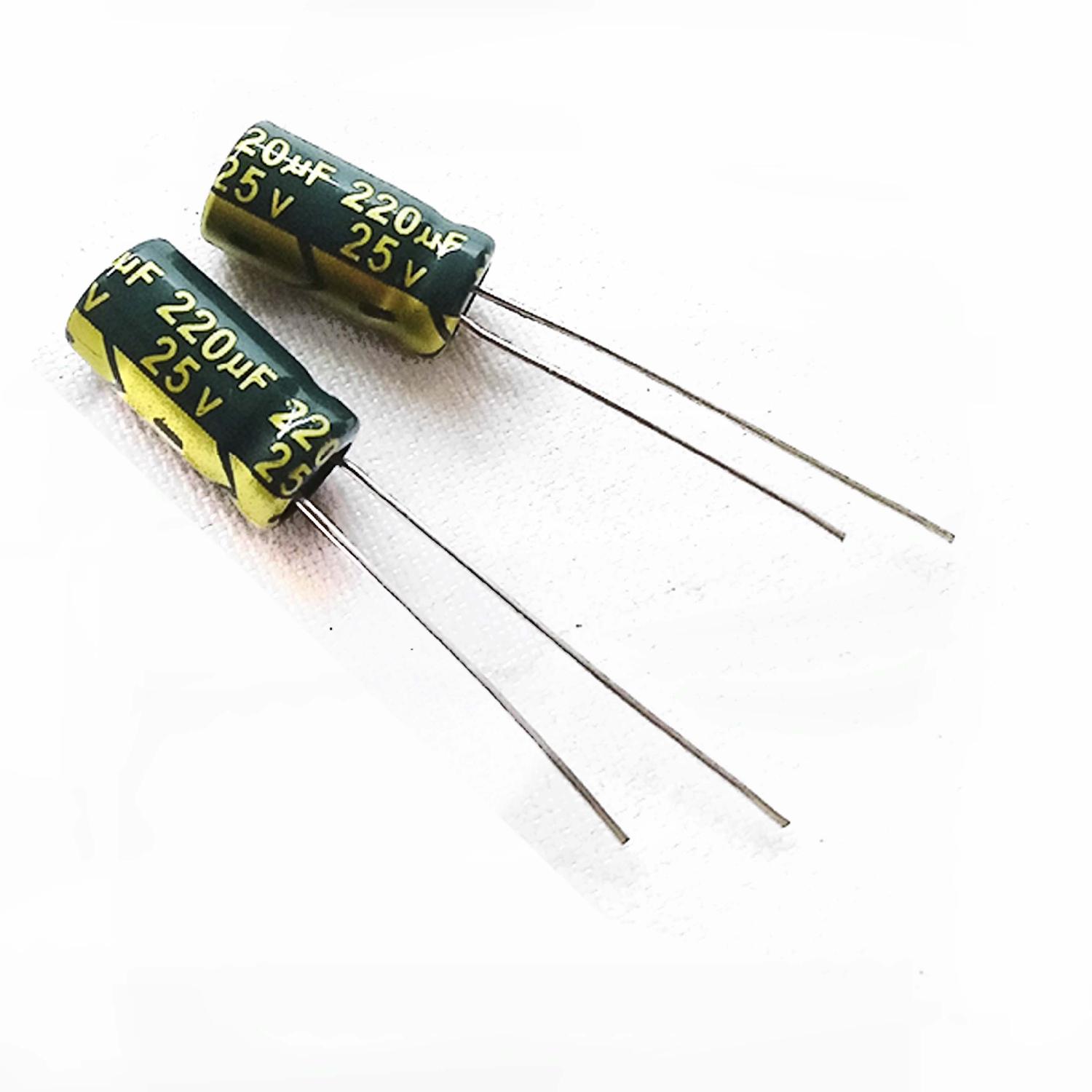 Конденсатор 25V 220uF 6*12