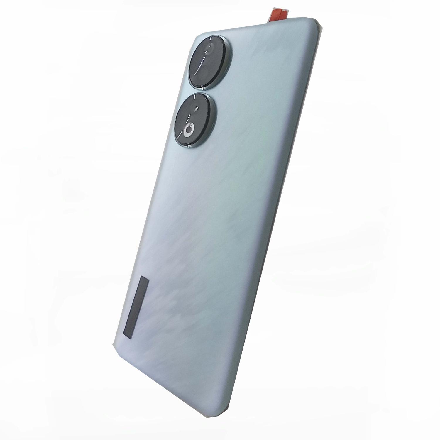 Задняя крышка Honor 90 со стеклом камеры голубой