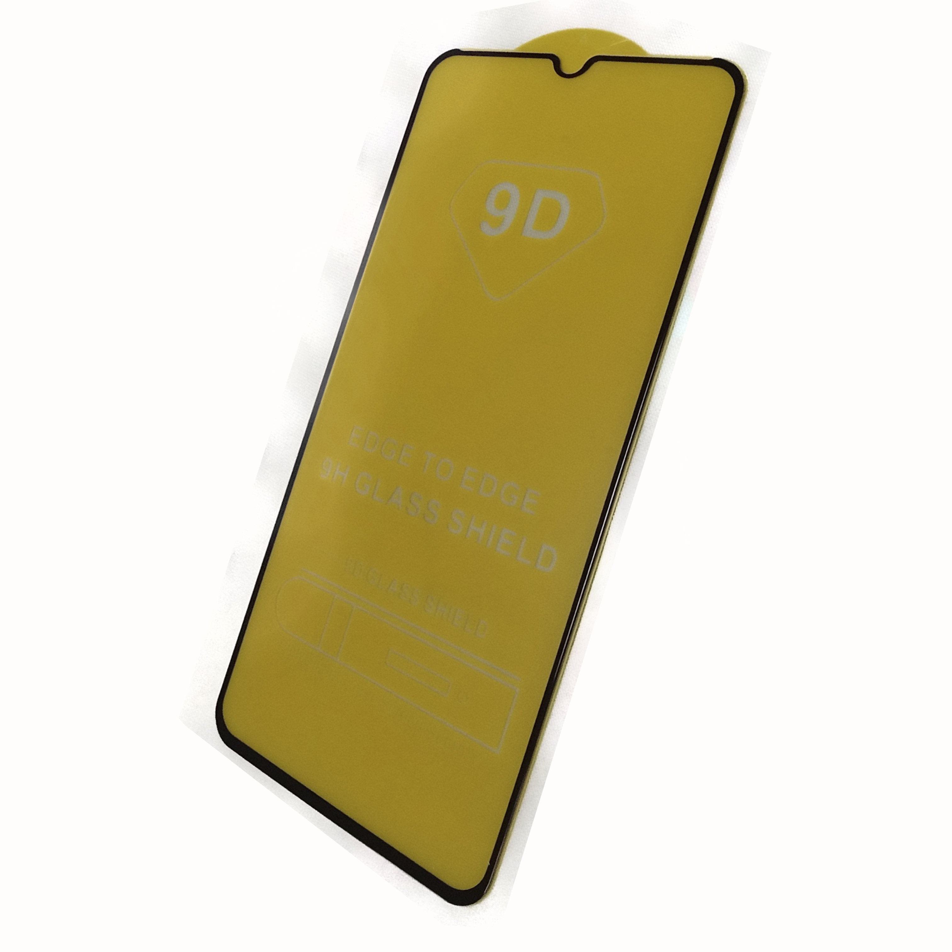 Защитное стекло-плёнка телефона Samsung A22/M23/M33 5D черное