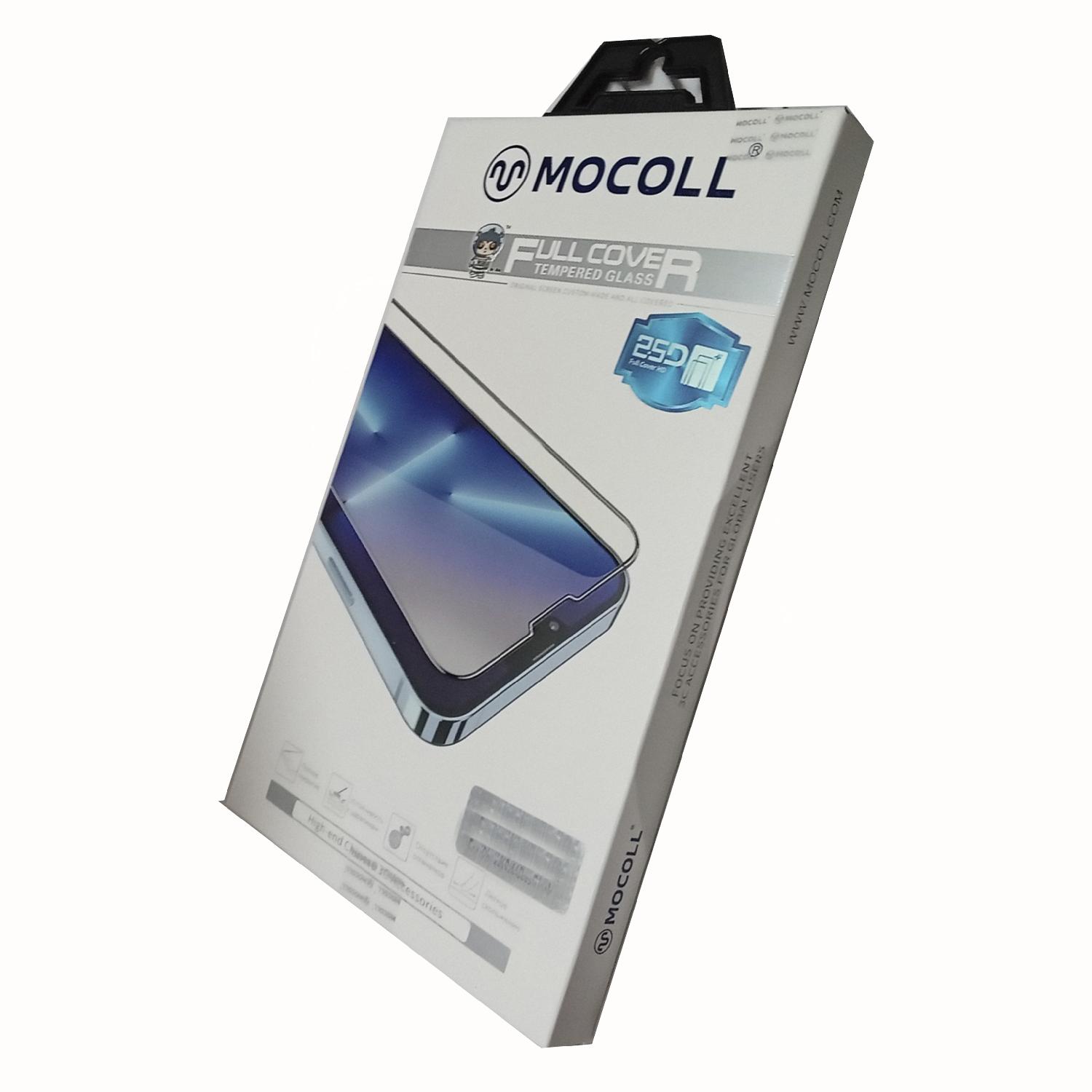 Защитное стекло телефона iPhone 13/13 Pro/14 Mocoll полноразмерное 2,5D Black