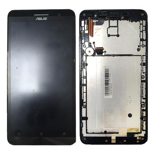 Модуль телефона Asus Zenfone 6 A600CG дисплей+тачскрин черный ориг б/у