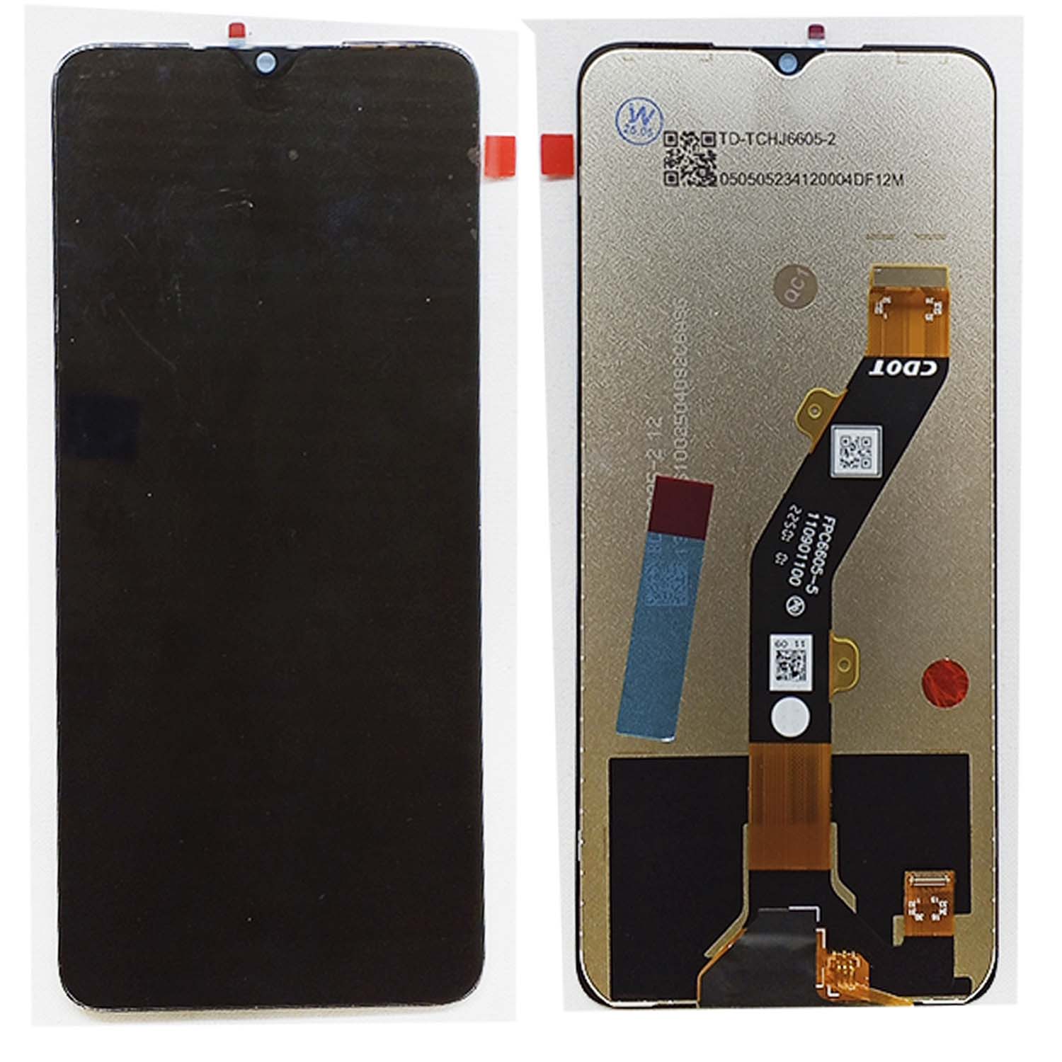 Модуль телефона Infinix Smart 7 HD (дисплей+тачскрин) черный