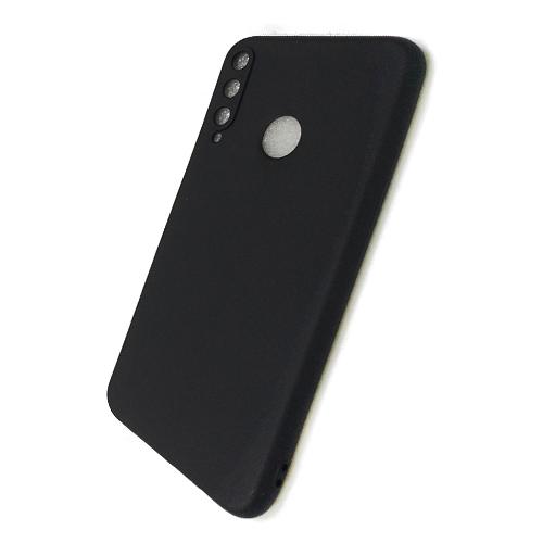 Чехол телефона Honor 9C/P40 Lite E/Y7p Силикон (черный)