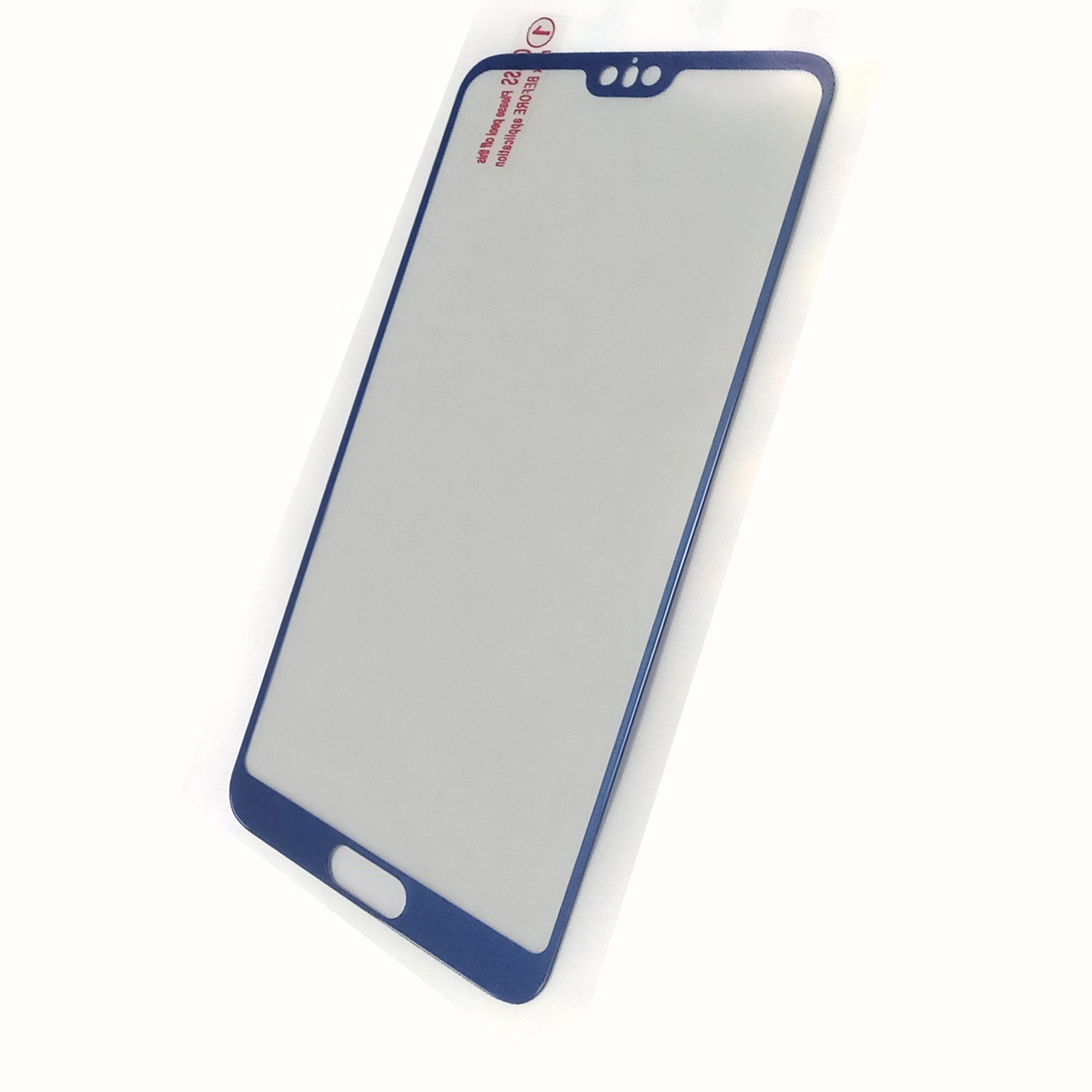 Защитное стекло телефона Huawei P20 Pro Full синее