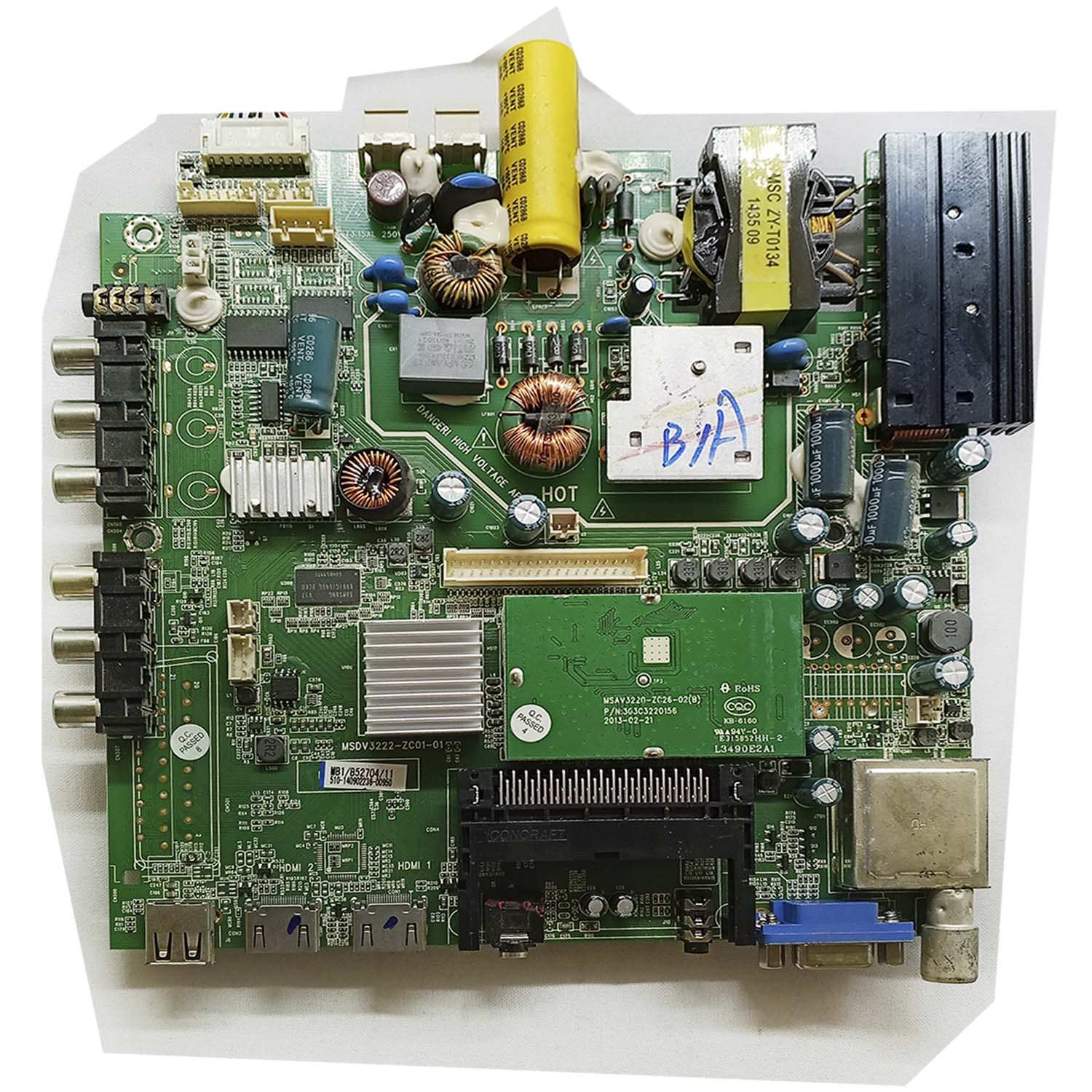 Материнская плата MSDV3222-ZC01-01 телевизора Mystery MTV-3031LT2 б/у