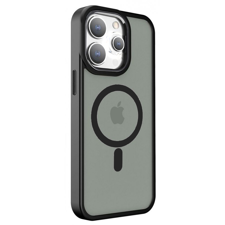 Чехол iPhone 11  Acrylic MagSafe, с магнитом, черный