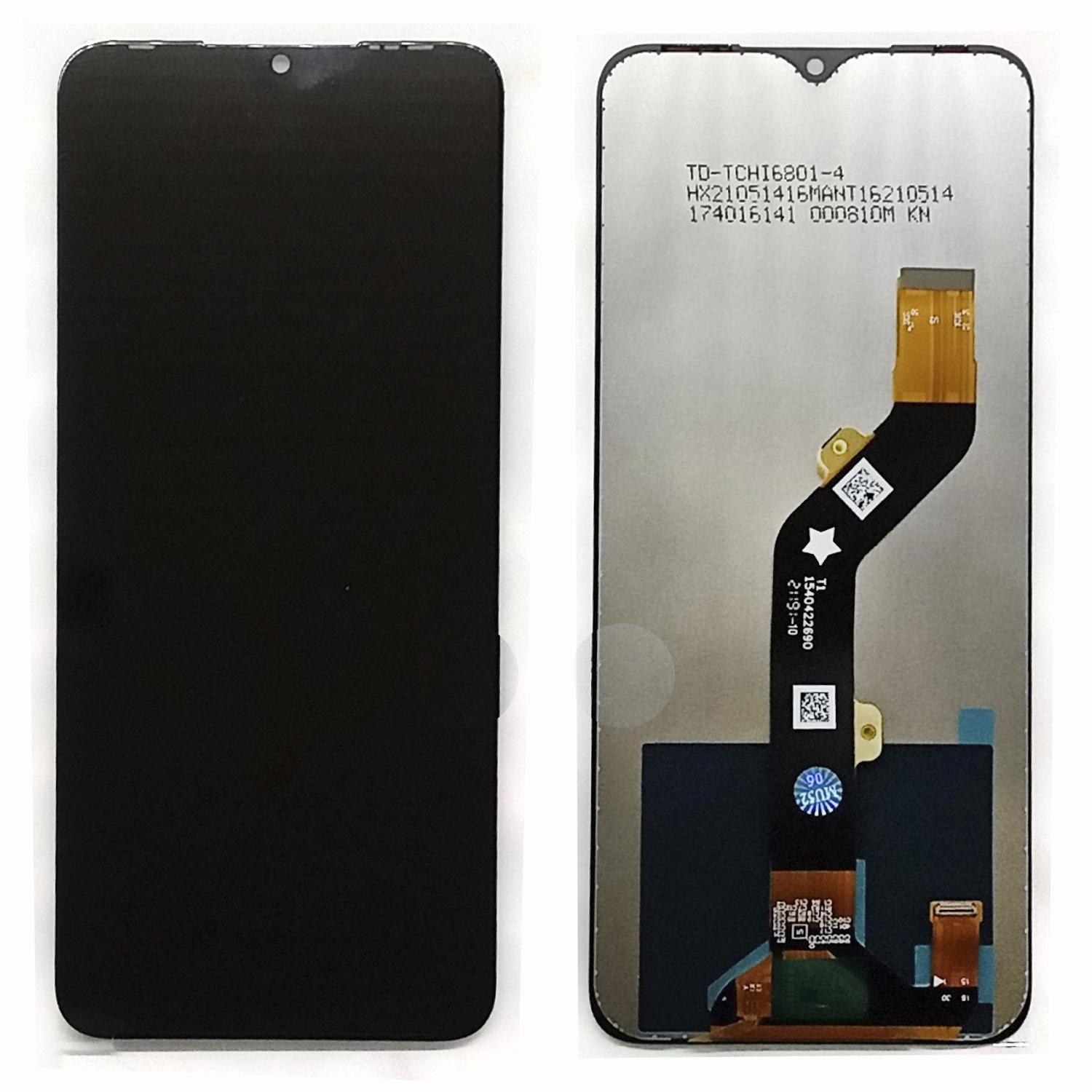 Модуль телефона Infinix Smart 6 Plus (дисплей+тачскрин) черный оригинал