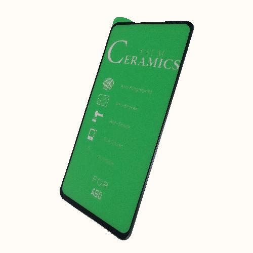 Защитное стекло-плёнка телефона Samsung A606F/M405F Galaxy A60/M40 (2019) черное, 0.1 mm
