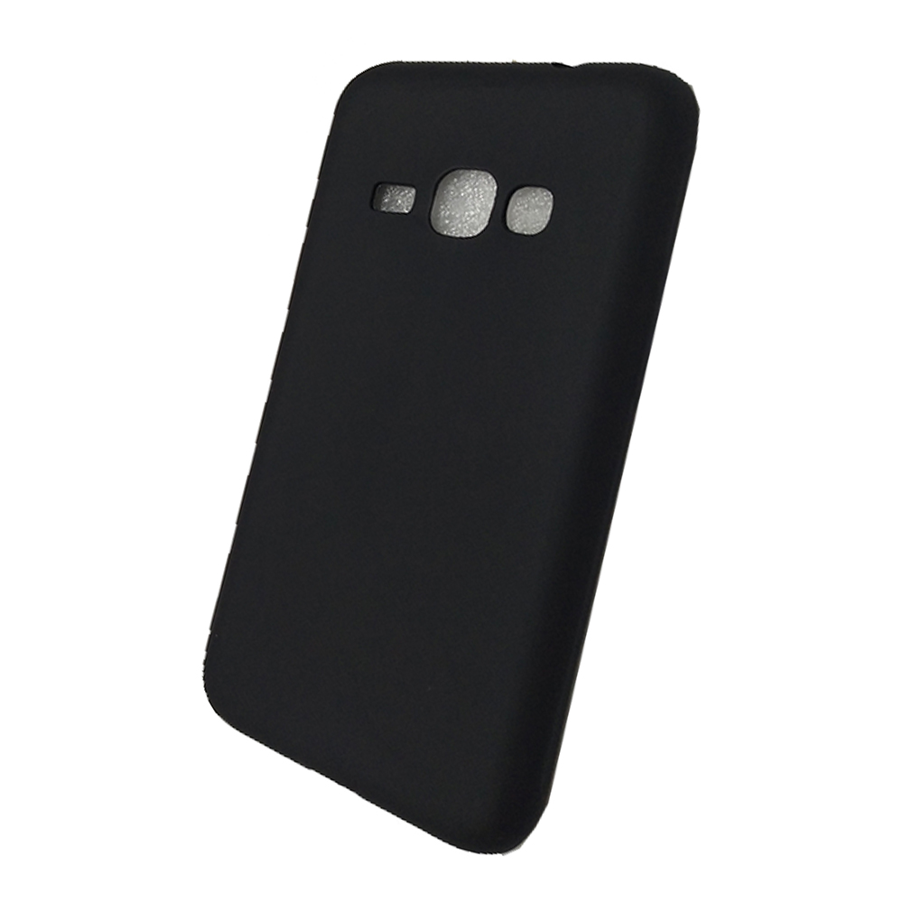 Чехол телефона Samsung J120 Galaxy J1 (2016) силиконовый черный