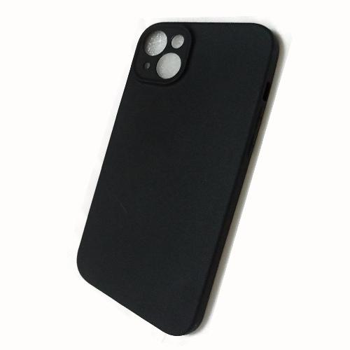 Чехол iPhone 14 Max силикон (черный)