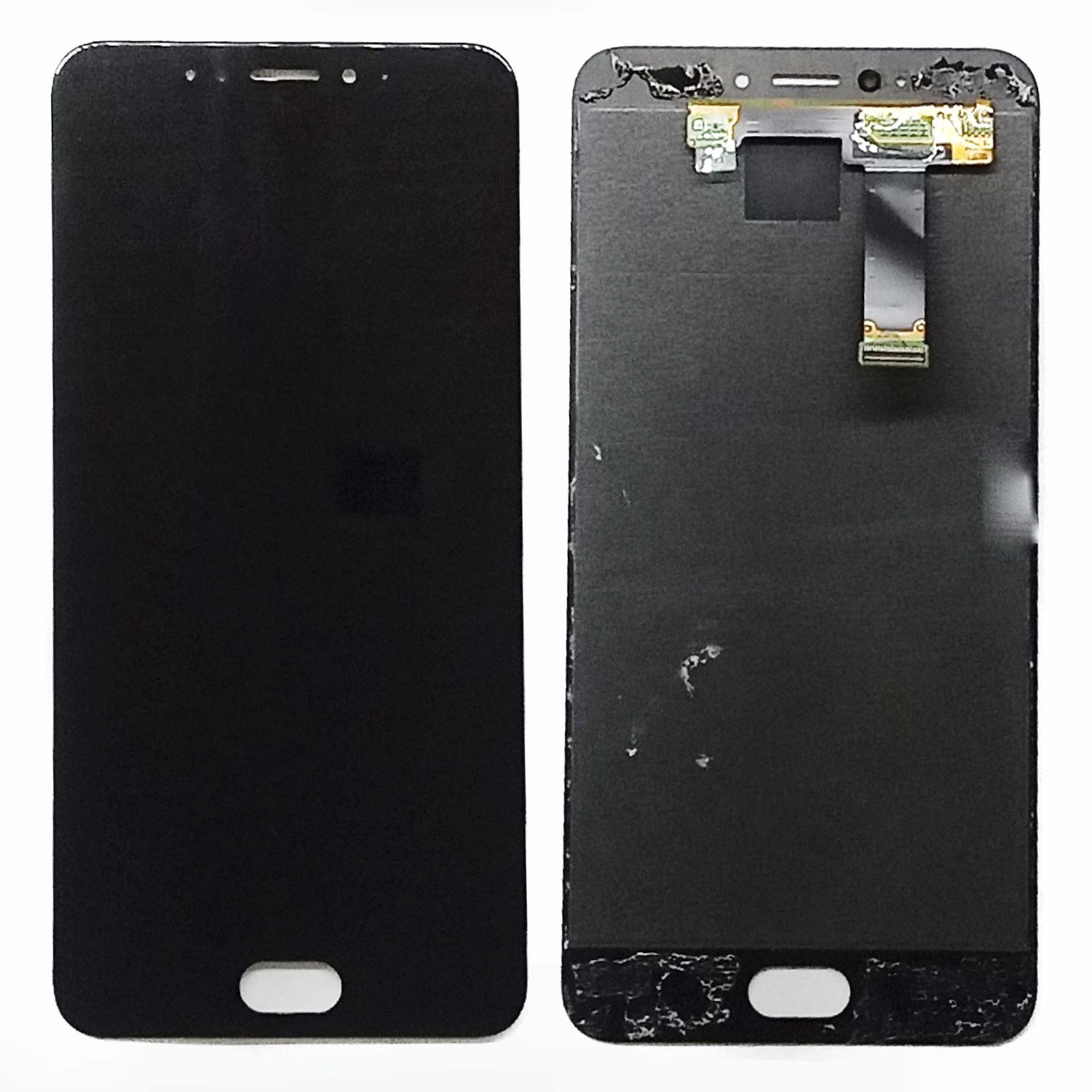 Модуль телефона Meizu MX6 черный (дисплей+тачскрин) (Pro)