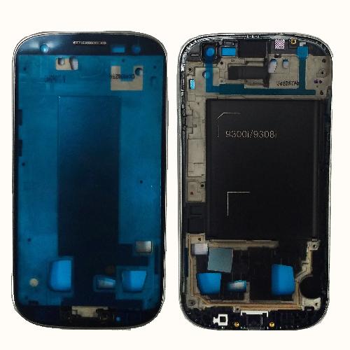 Корпус телефона Samsung I9300 Galaxy S III средняя часть серебро