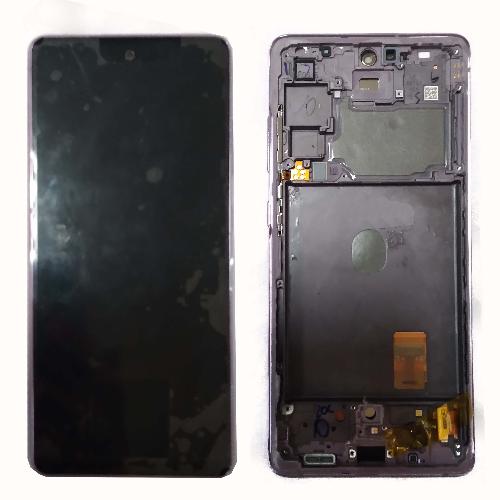 Модуль телефона Samsung G780F Galaxy S20FE (дисплей+тачскрин)  с рамкой оригинал лаванда