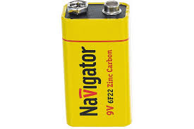 Батарейка Навигатор NBT-NS-6F22-SH1 1шт