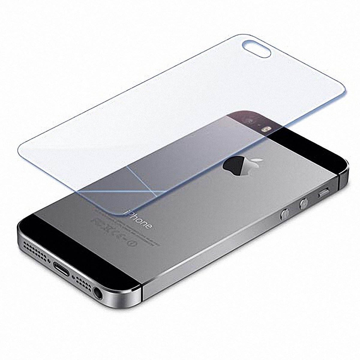 Защитное стекло телефона iPhone 5 (заднее) тех. упаковка
