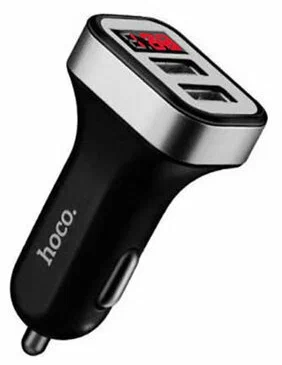 АЗУ-2USB Hoco Z3 черный с дисплеем