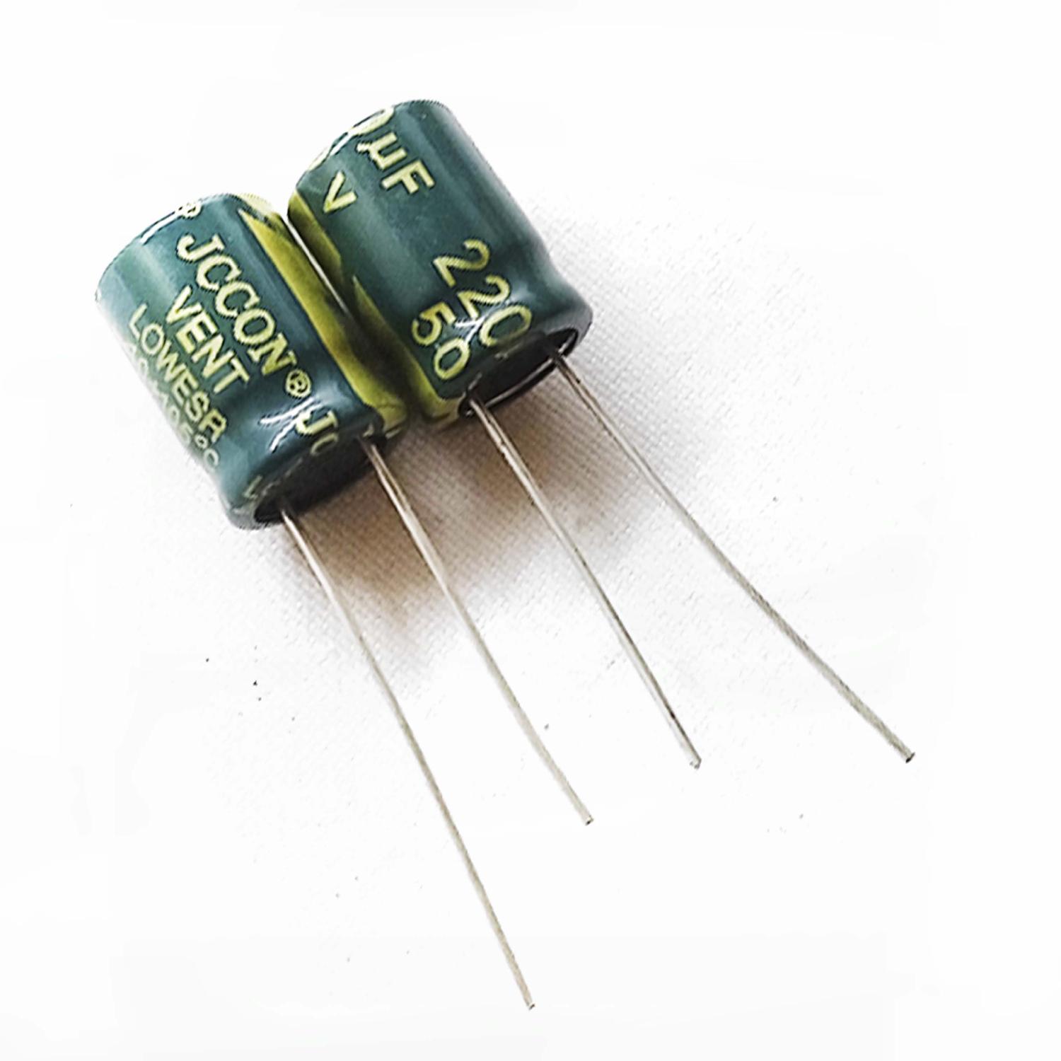 Конденсатор 50V 220uF 10*17