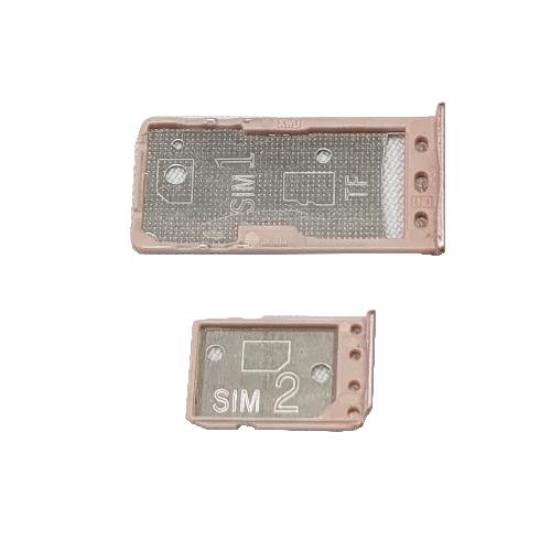 Лотки SIM + SD телефона Xiaomi Redmi 5A розовые б/у