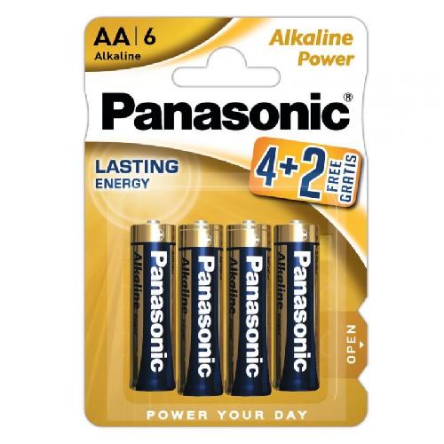 Батарейка Panasonic Alcaline AA LR6/6BP 4+2 1шт