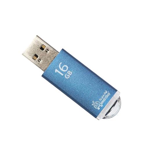 Flash USB2.0 16Gb Smart Buy V-Cut синий