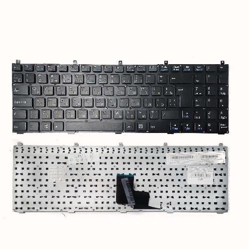 Клавиатура MP-08J4600-430W Clevo M9800/ DNS W765S, 0123975, Casper W76, W760, W762  (русская) черная