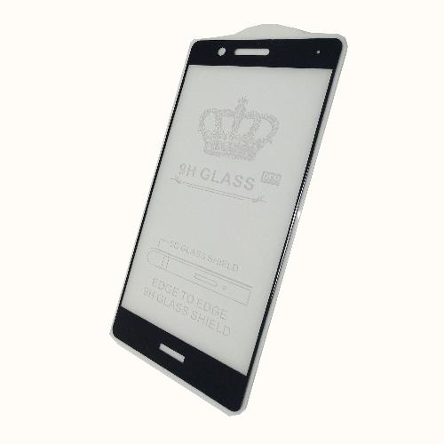 Защитное стекло телефона Huawei P9 lite  ( тех уп) черное