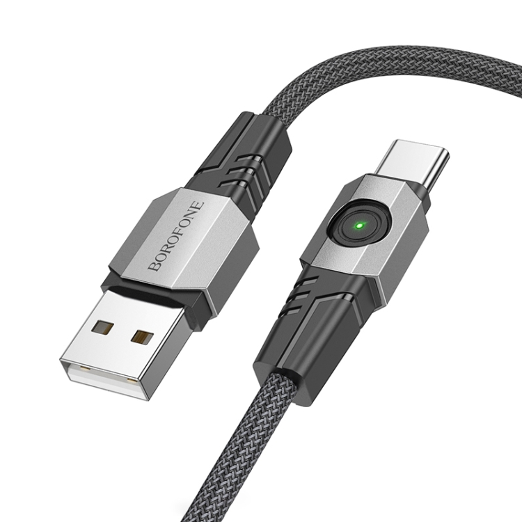 Кабель USB - Type-C BOROFONE BU47, 3A (черный) 1м