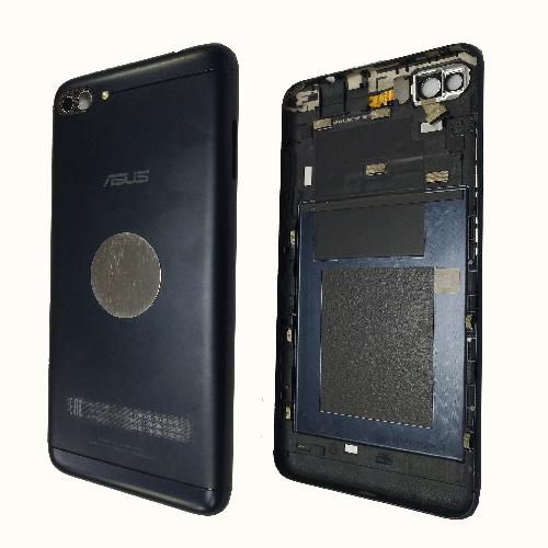 Задняя крышка телефона Asus ZenFone 4 MAX ZC554KL синяя оригинал б/у