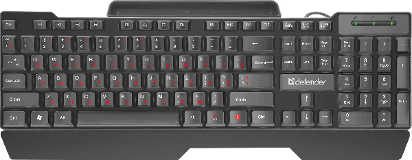 Клавиатура Defender Search HB-790 RU,черн 45790