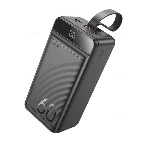 Внешний аккумулятор PowerBank HOCO J123С 22.5W + PD20W (60000 mAh) (черный)