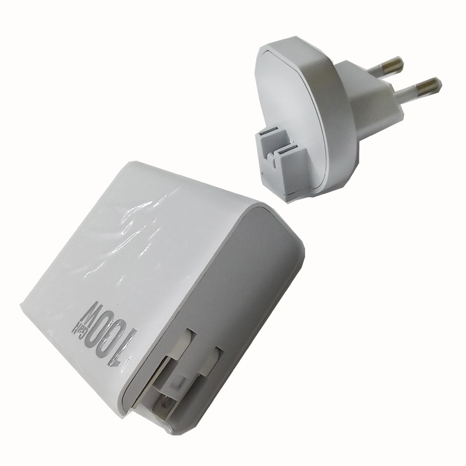 Сетевое зарядное устройство GaN Charger 4 Ports USB Type C PD 100w белый
