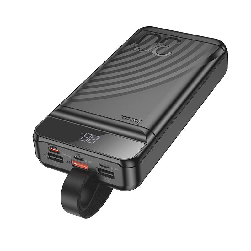Внешний аккумулятор PowerBank HOCO J123B (30000 mAh) (черный)