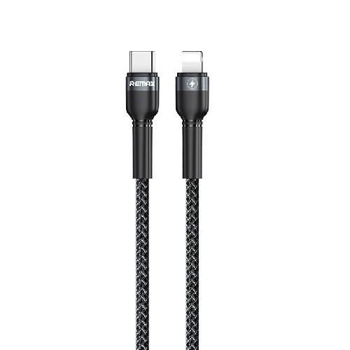 Кабель Lightning - Type-C  Remax 20W Fast Charging Data Cable For iPhone 12/12 Pro RC-171i (Black)