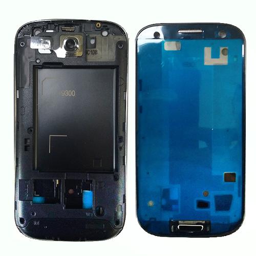 Корпус телефона Samsung I9300 Galaxy S III средняя часть черный