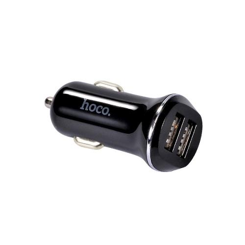 Автомобильное зарядное устройство 2USB Hoco Z1 2,1A черный