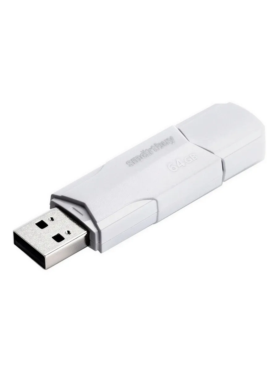 USB Flash SmartBuy CLUE 64GB белый, SB64GBCLU-W