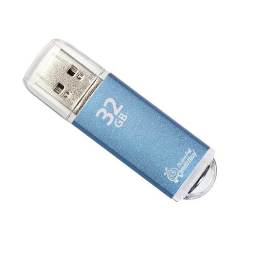 Flash USB2.0 Smart Buy 32Gb V-Cut синий