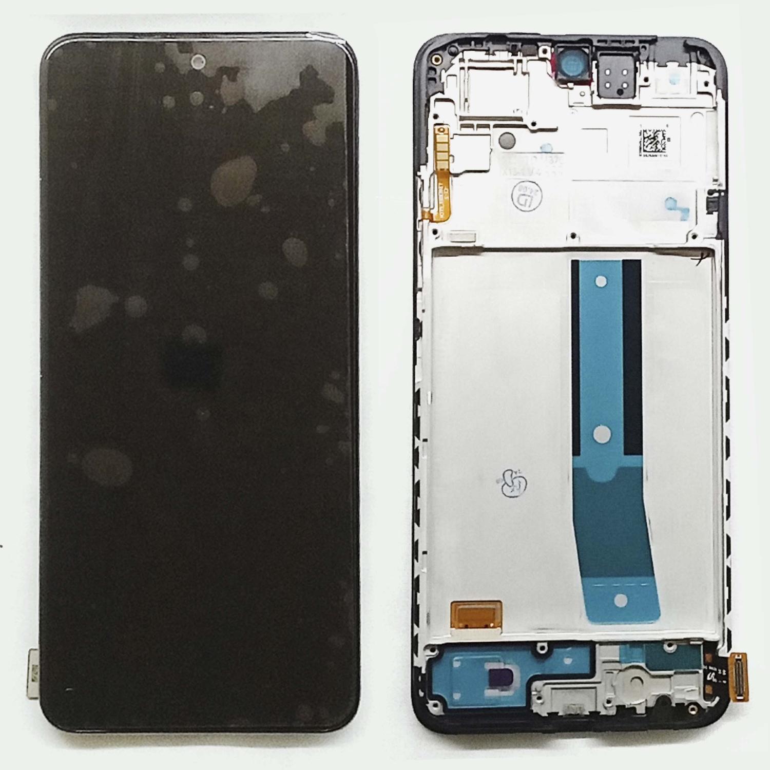 Модуль телефона Xiaomi Redmi Note 11 4G/Note 11s 4G SP (дисплей+тачскрин)  на раме черный ориг