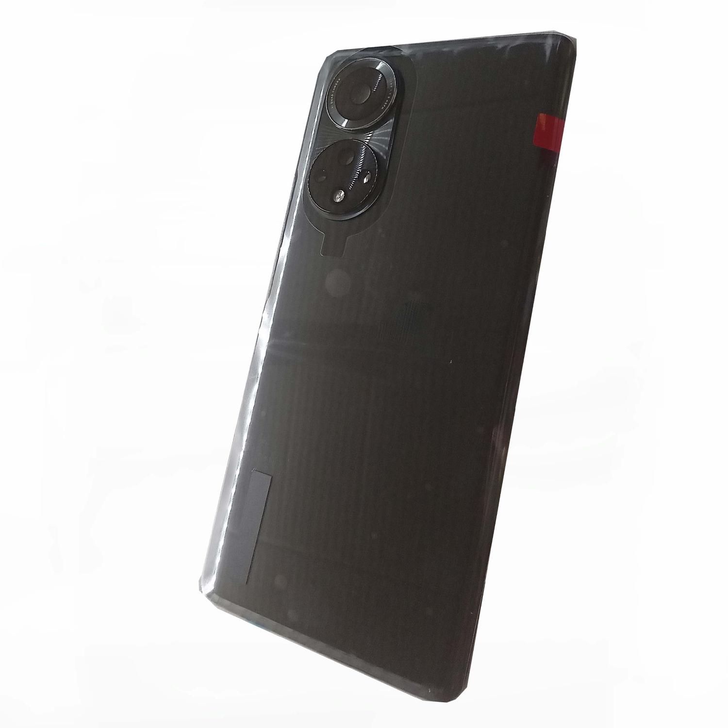 Задняя крышка для Huawei Honor 50 со стеклом камеры черный - Премиум