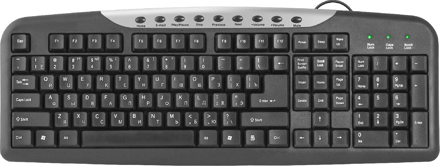 Клавиатура Defender Element HB-830 черн USB 45830