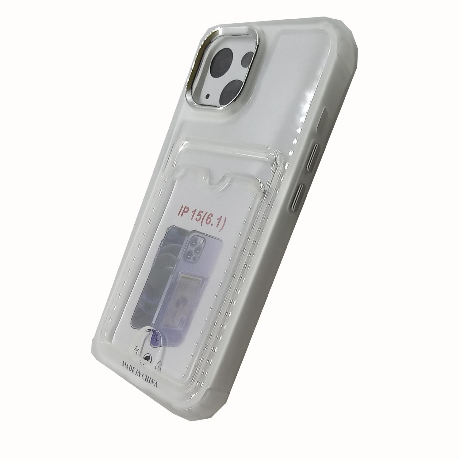 Чехол iPhone 15 TPU Card Ultra (прозрачный)