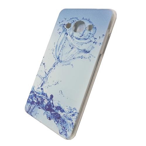 Чехол телефона Samsung J310F Galaxy J3 (2016) силикон голубой