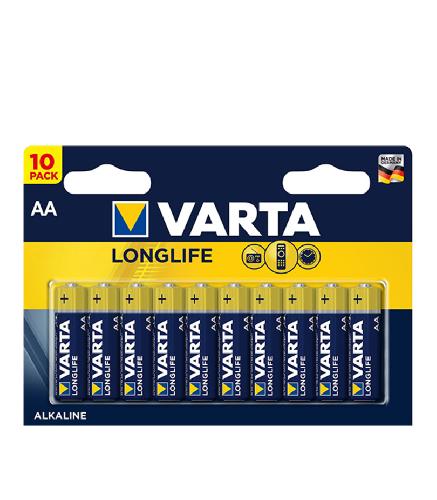 Батарейка VARTA Longlife Extra AA LR6/BL10 1шт