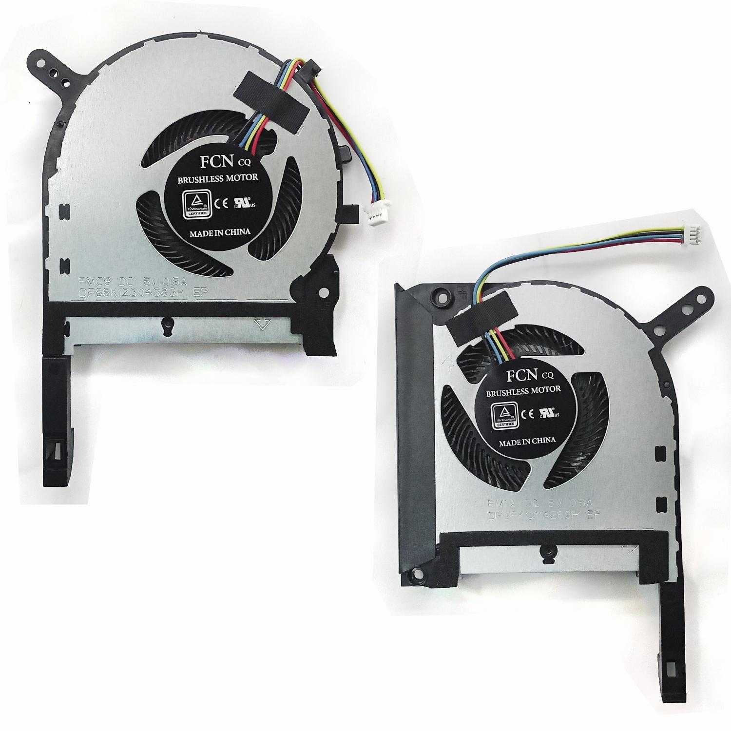 Кулер ноутбука Asus FX95D/Q/FX705Q/FX505Q/FX506 (комплект 2шт) CPU+GPU