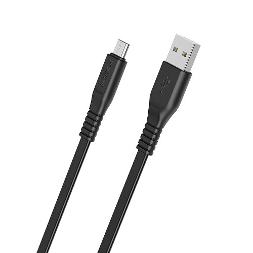 Кабель USB - MicroUSB BOROFONE BX23 2,4A (черный) 1м