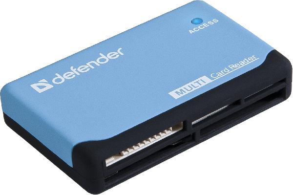 Считыватель карт памяти USB2.0 Defender Ultra, box-100 83500