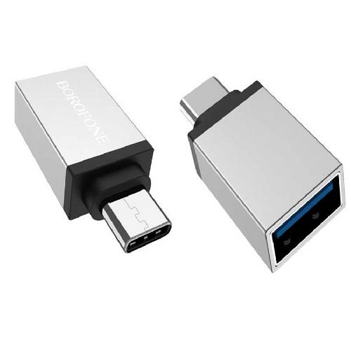 OTG кабель Borofone BV3 Type C - USB